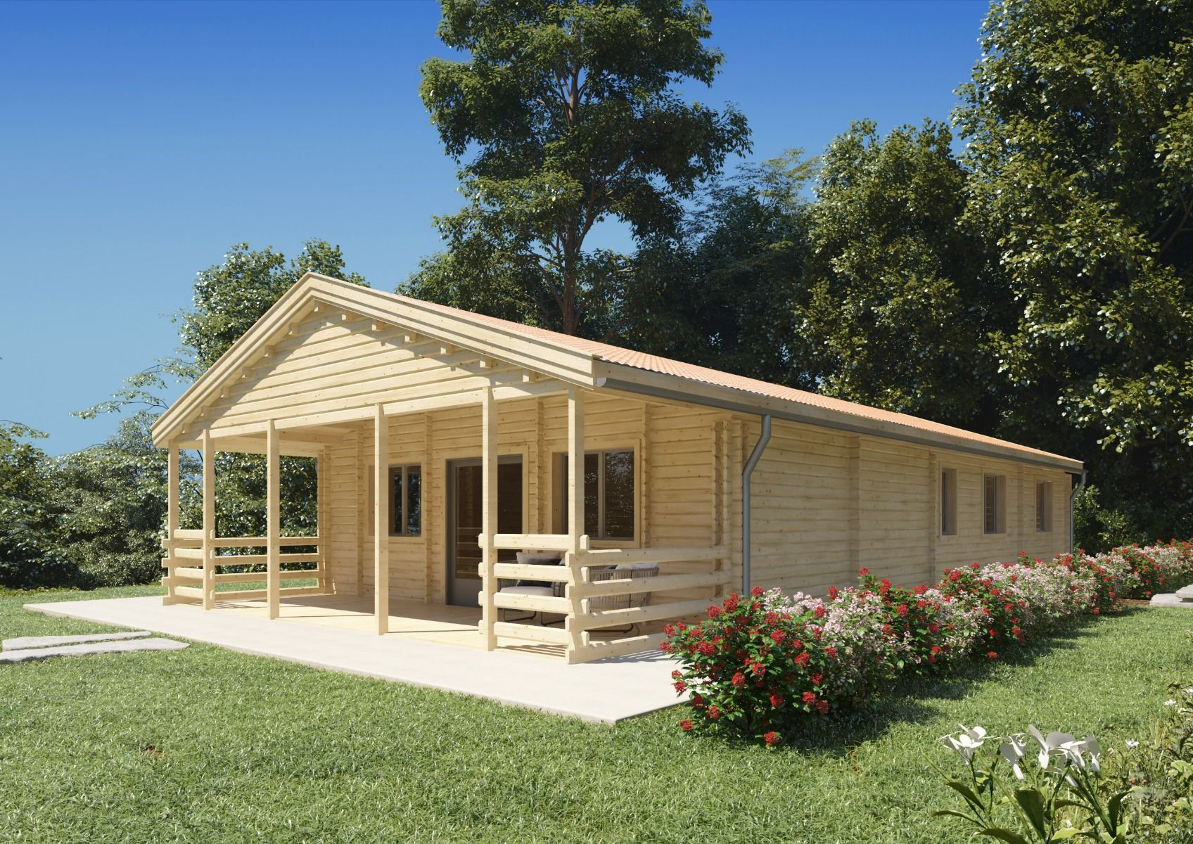Casa Rustica In Legno Prefabbricata
