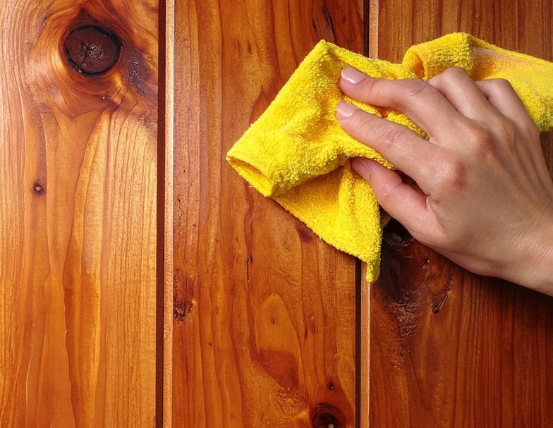 Come pulire le pareti in legno senza rovinarle