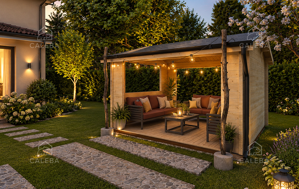 Struttura per gazebo in legno: un'oasi di relax e freschezza
