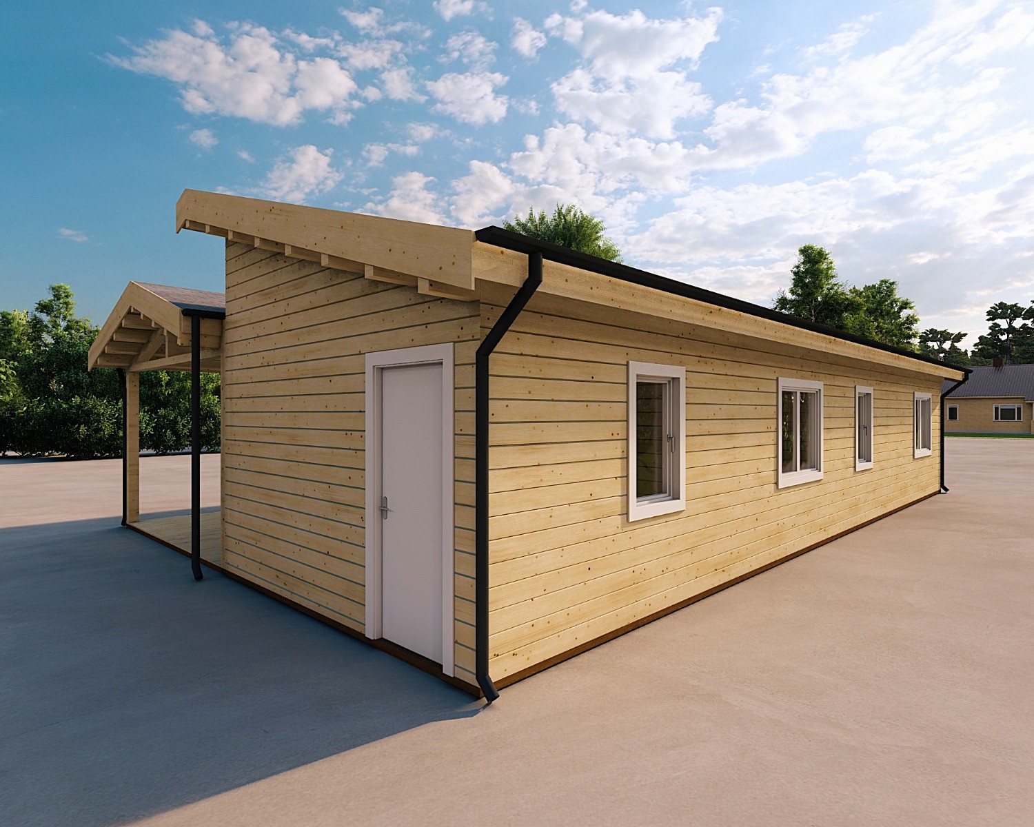 Villetta di legno PAMELA 110 m² | Caleba