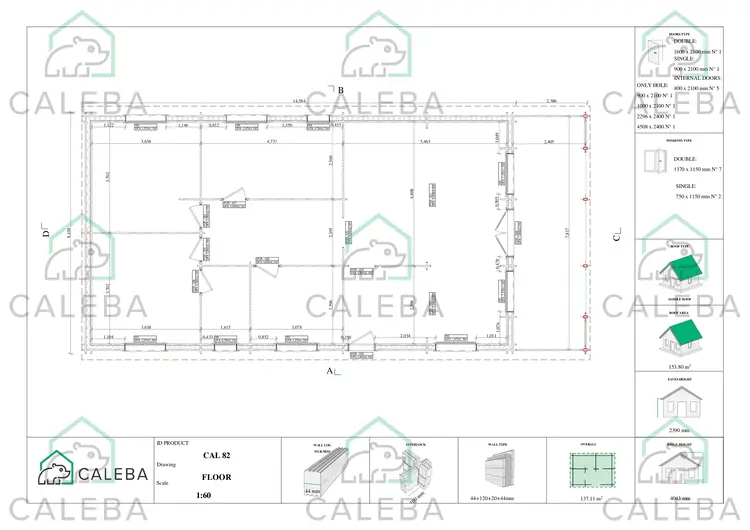 Casa abitabile stile tradizionale SOFIA, planimetria