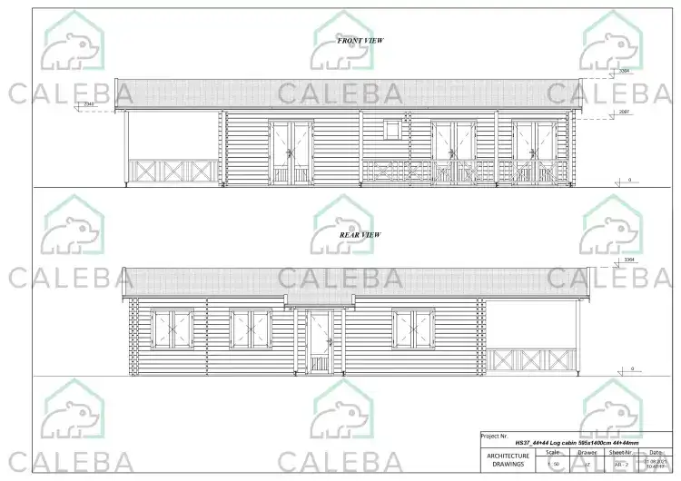 Casa coibentata SHANA 85 m², lati B/C