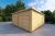 Garage in legno doppio a monofalda 6x6