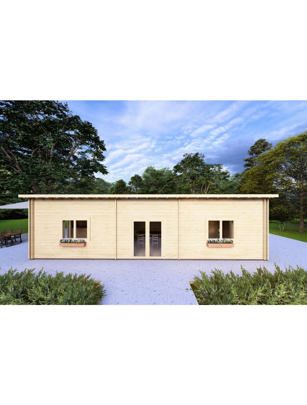 Casa coibentata in legno LILLY 11.70x...