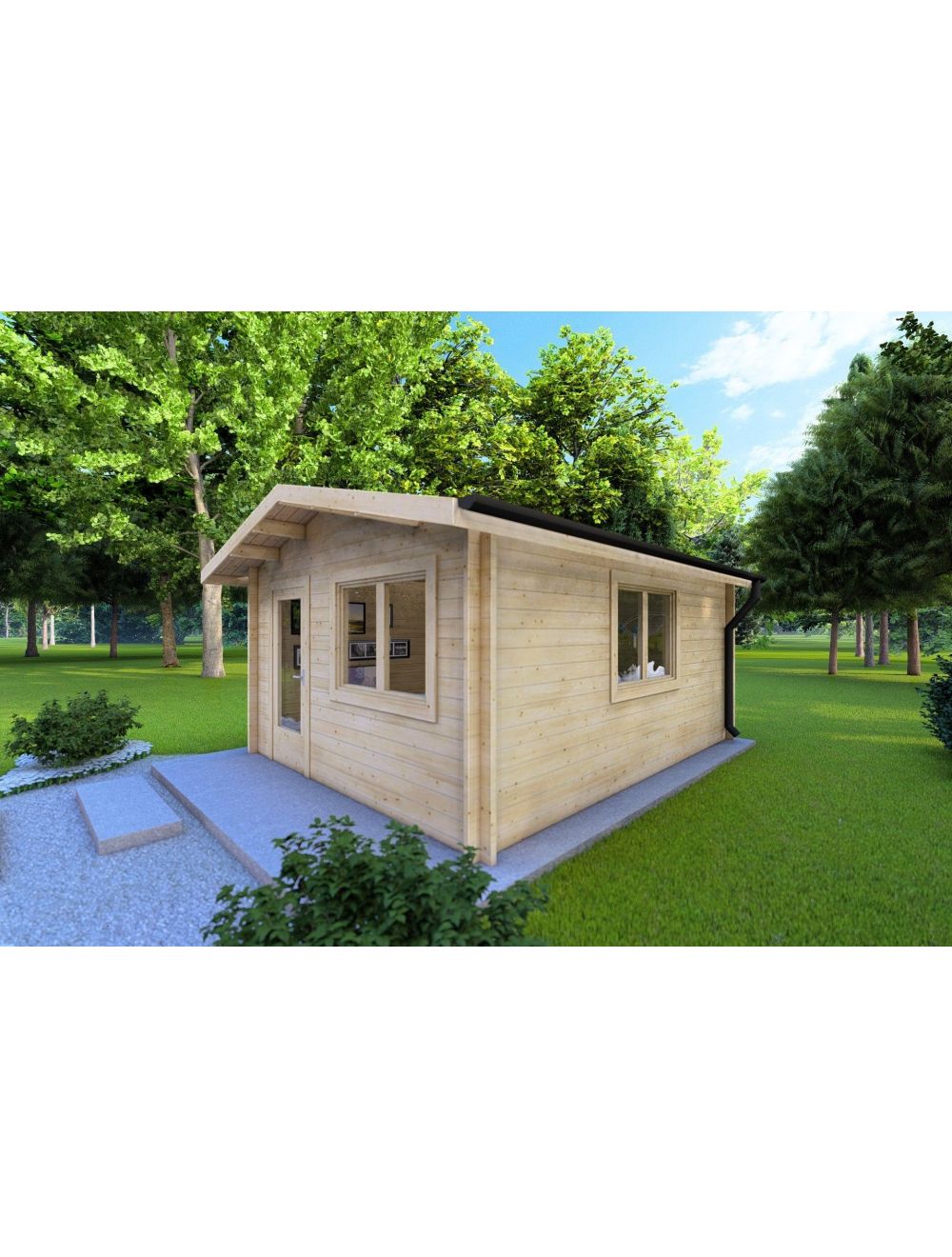 Casetta da giardino ANITA 5x4, 20 m²
