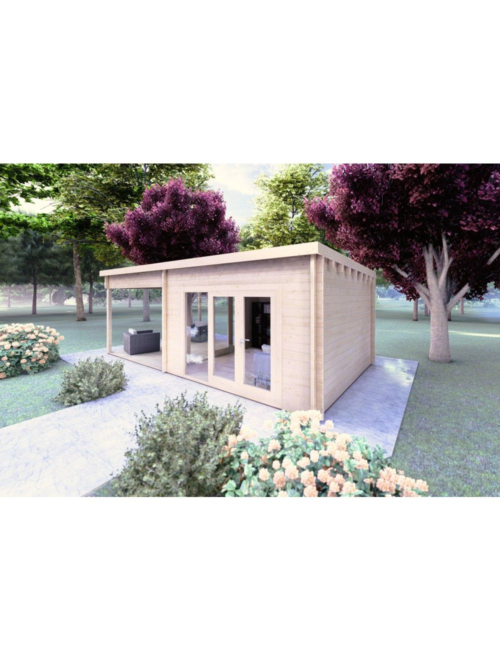 Casetta da giardino ERICA 7x4, 28 m²