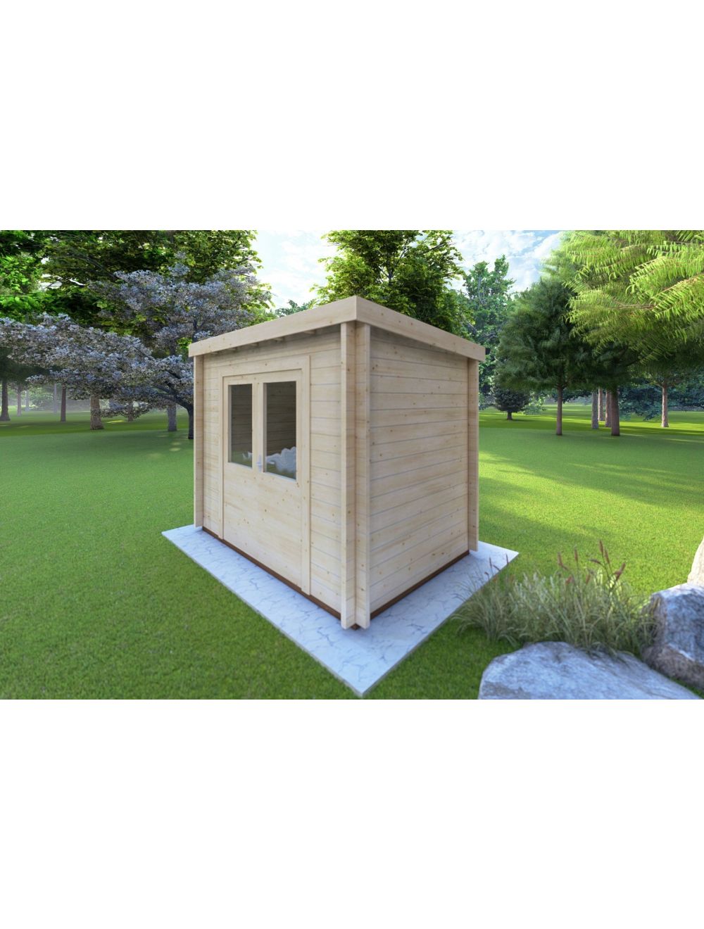 Casetta da giardino OLGA, 3x2, 6 m²