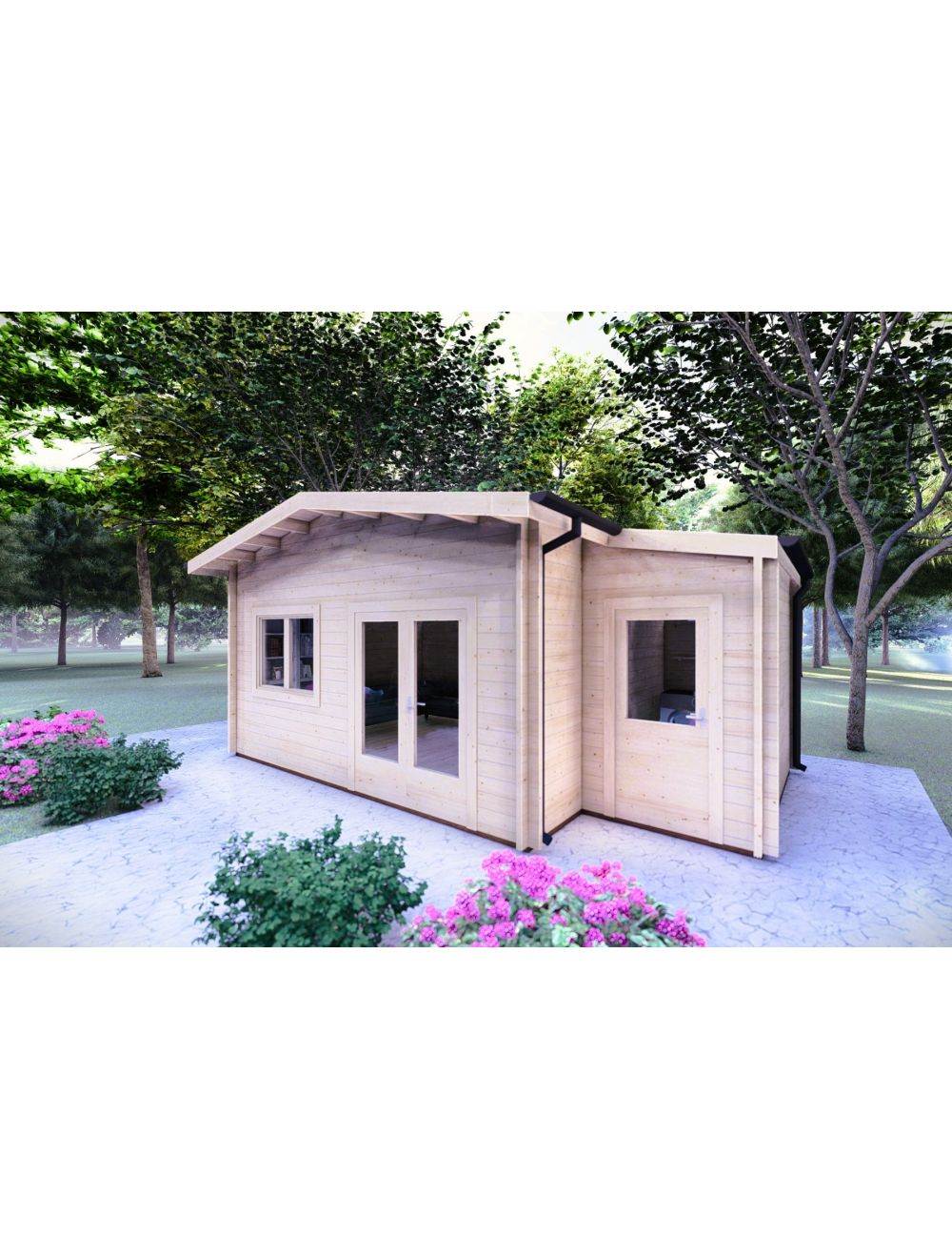 Casetta da giardino JASMINE 8x4, 32 m...