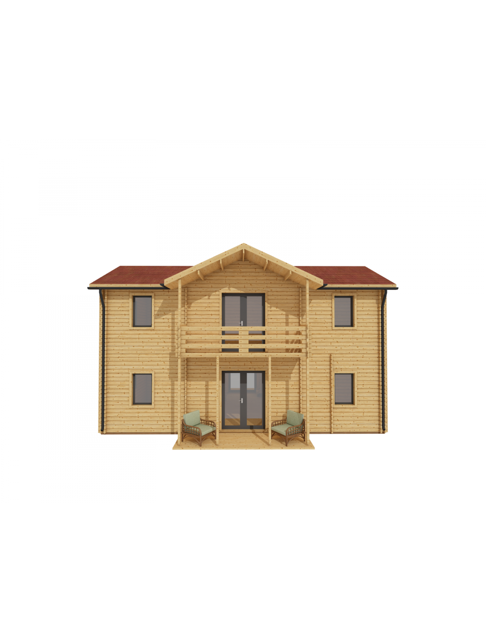 Casa coibentata in legno GILDA, 98 m...