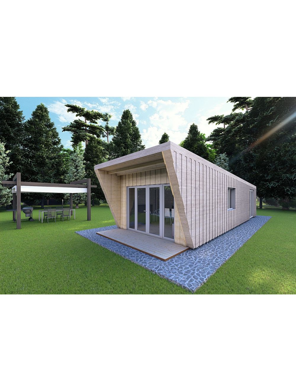 Bungalow in legno VISION 1 SMALL