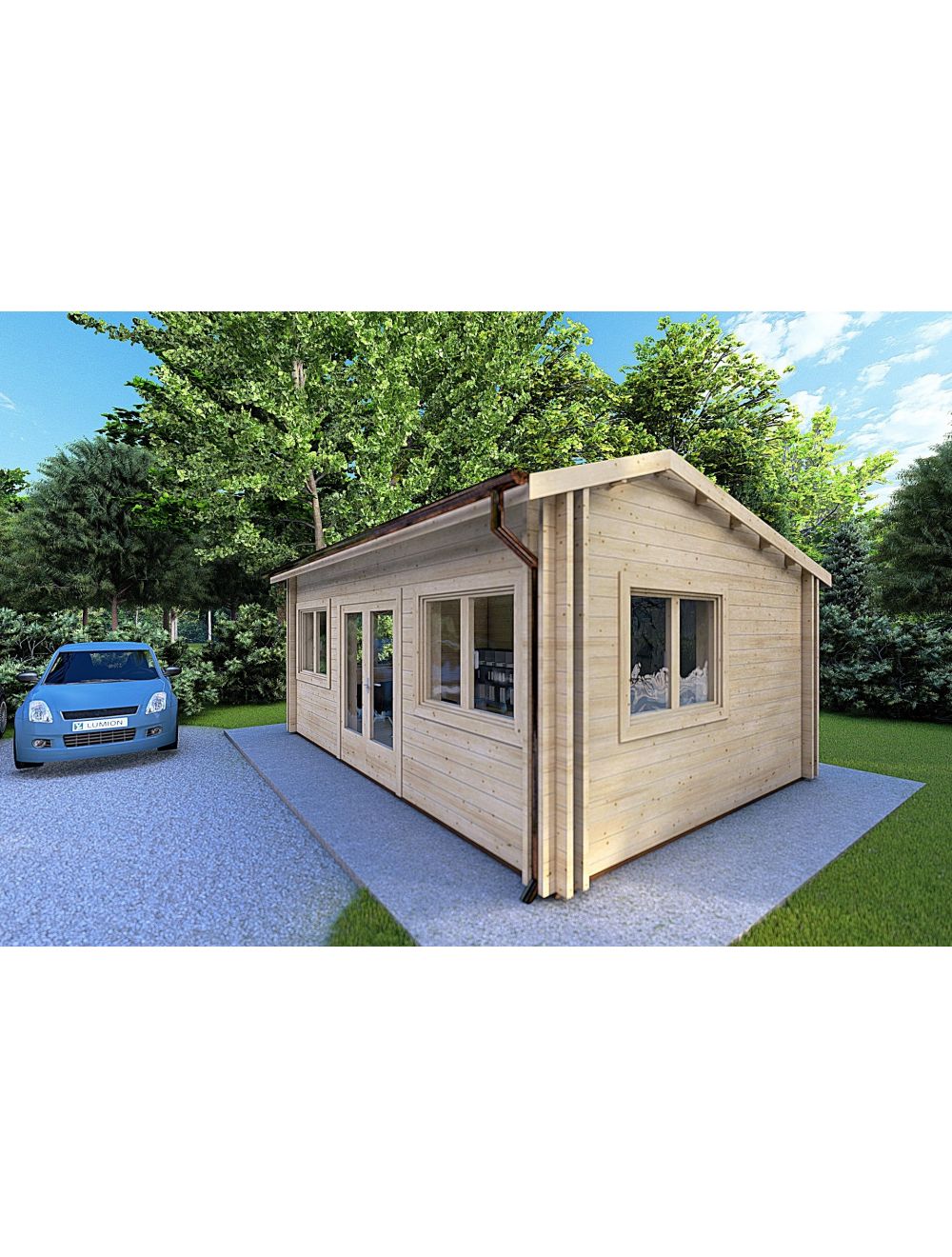 Case coibentata di legno CAMILLA 6x4....