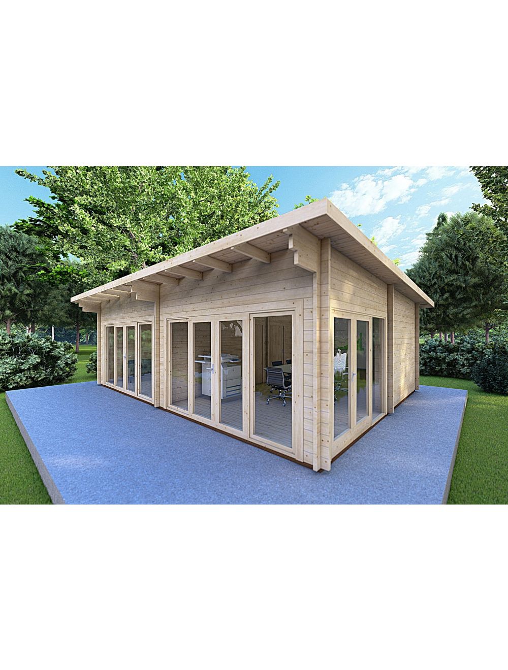 Casa in legno AURELIA 6x8, 48 m²