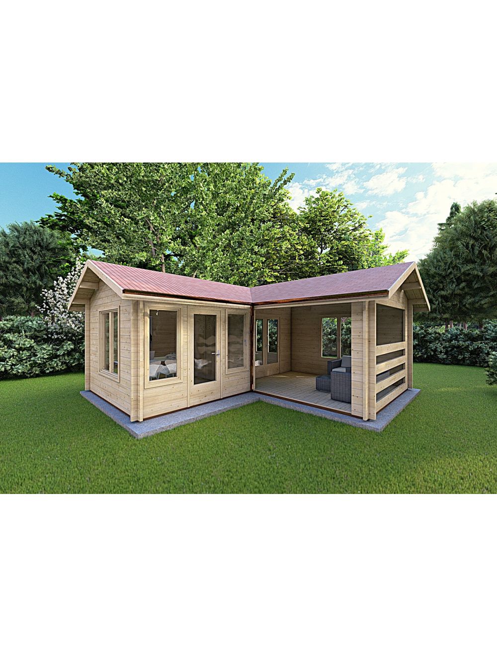 Casetta con veranda con 2 stanze Susa...