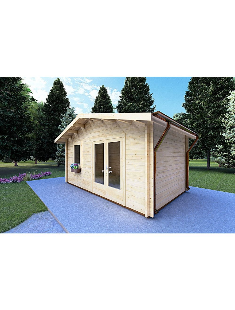 Casetta da giardino EMILY 5x3, 15 m²