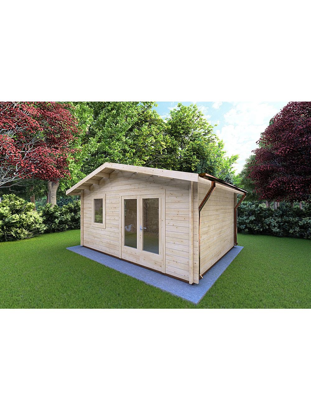 Casetta da giardino EMILY 5x4, 20 m²