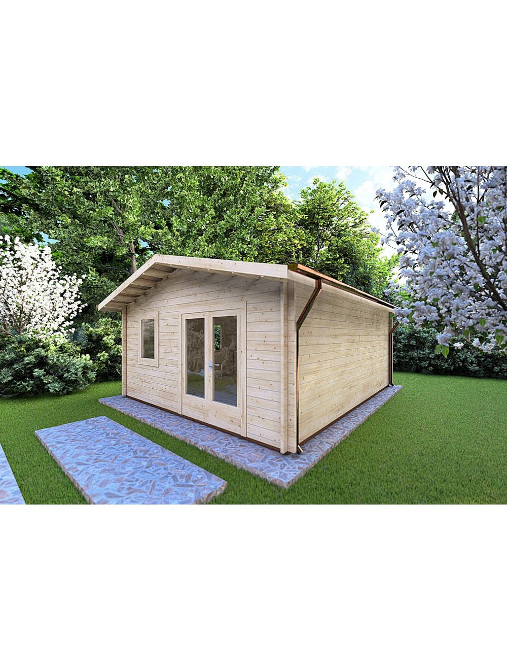 Casetta da giardino EMILY 5x6, 30 m²