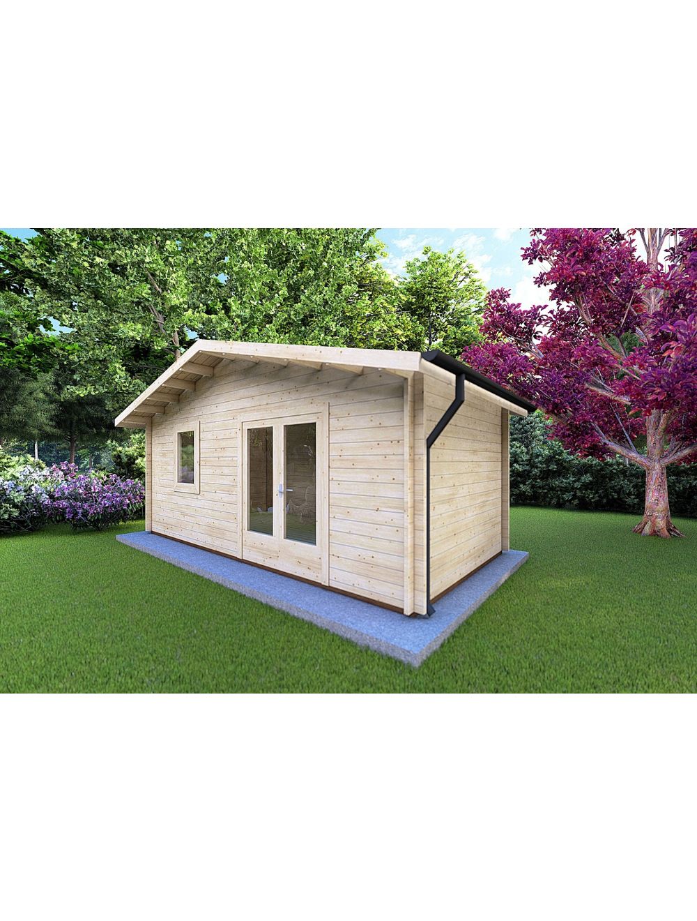 Casetta da giardino EMILY 6x3, 18 m²
