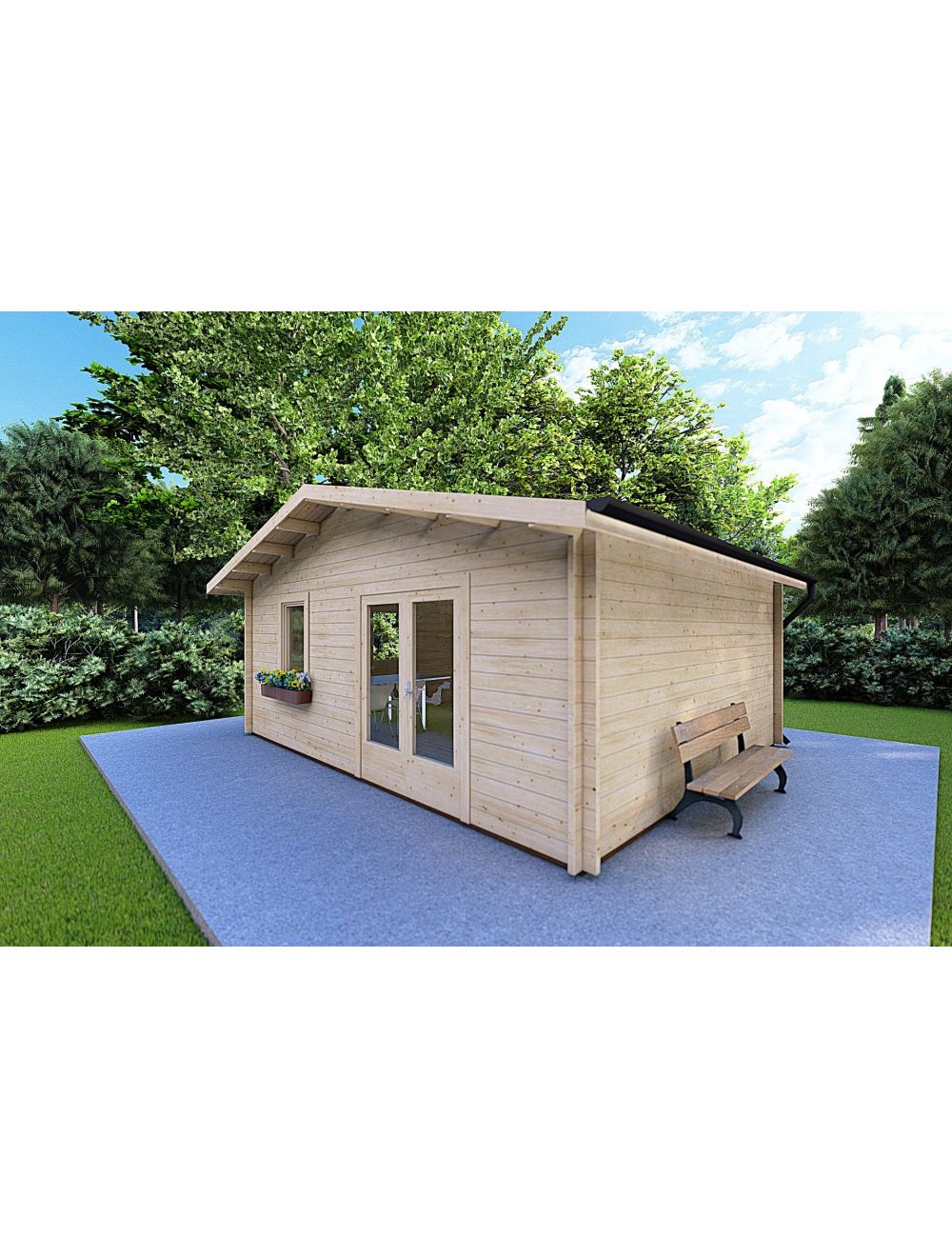 Casette da giardino EMILY 6x5, 30 m²