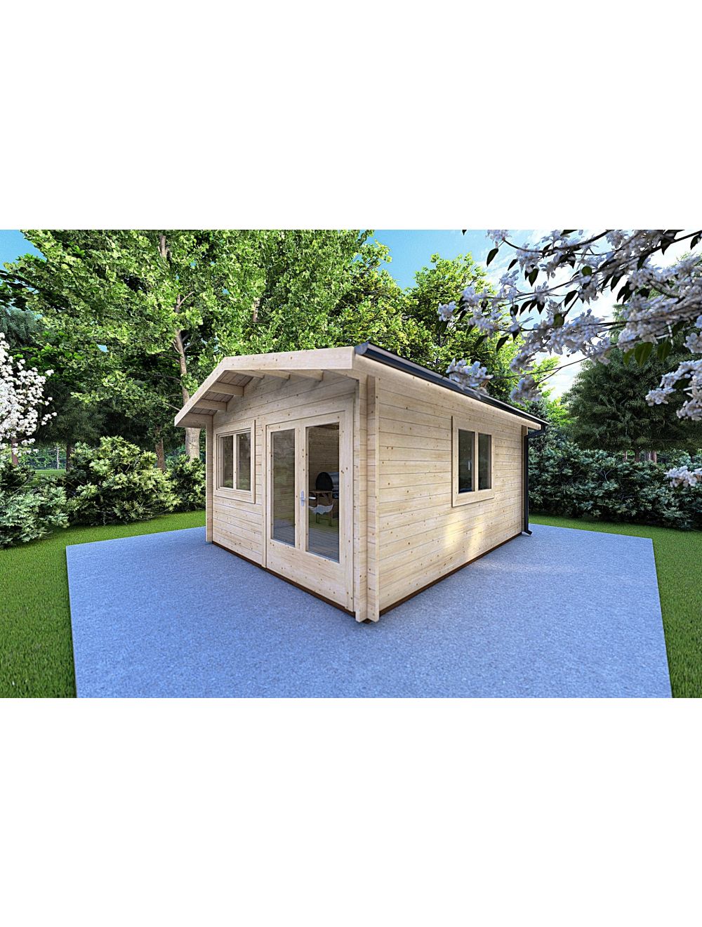 Casetta in legno 24 m² LELLA