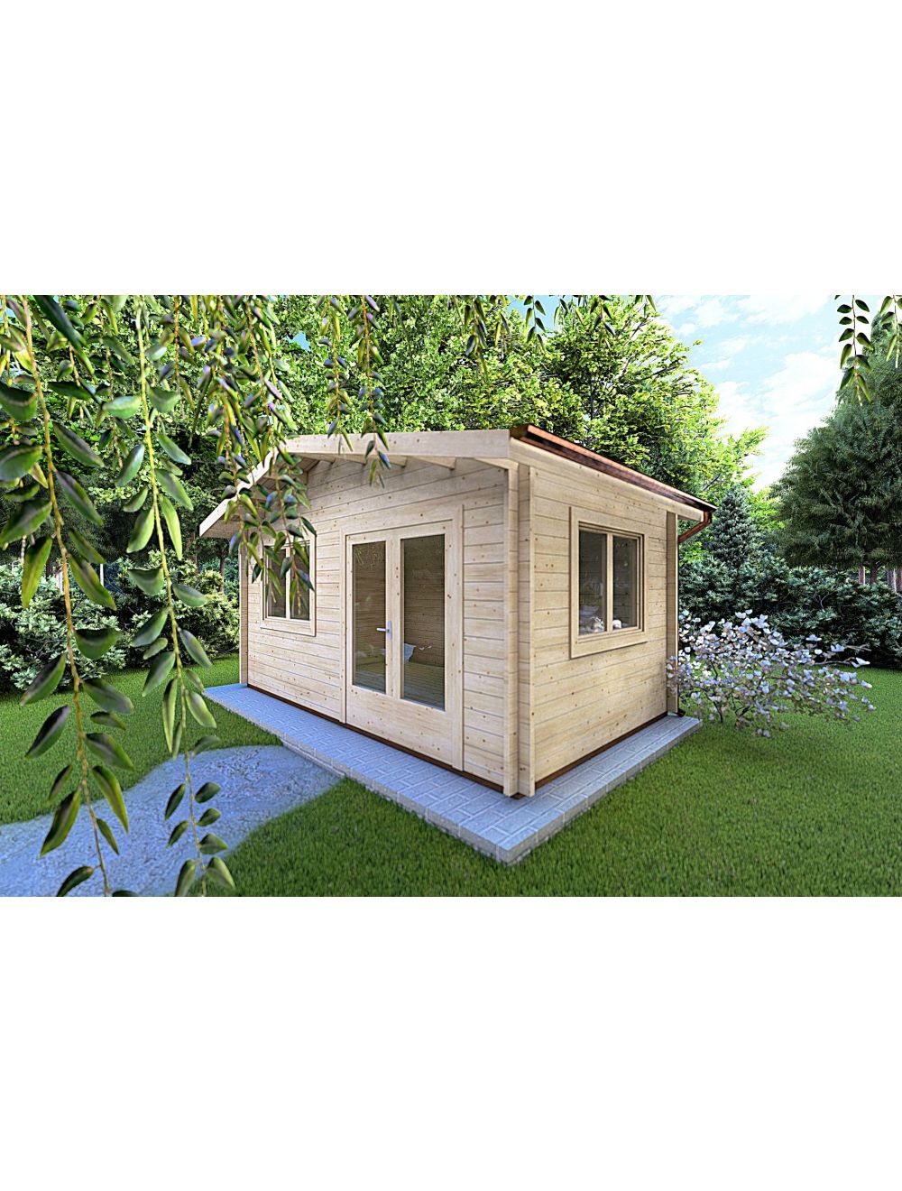 Casetta da giardino LELLA 5x3, 15 m²