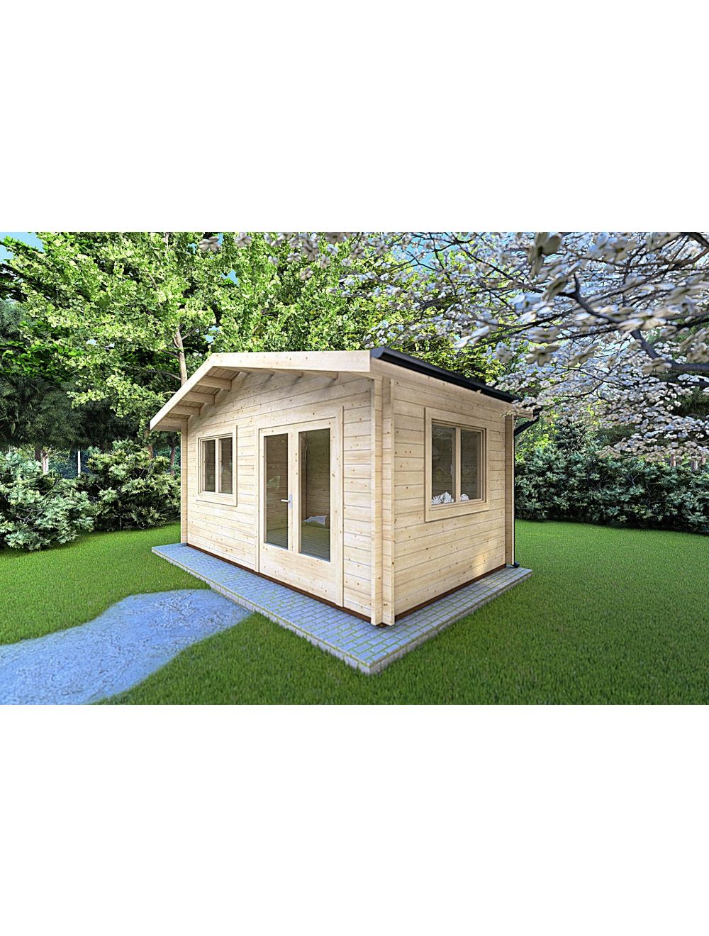 Casetta da giardino LELLA 5x4, 20 m²