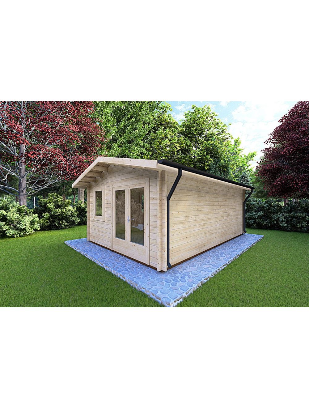 Casetta da giardino MATILDE 6x4, 24 m...