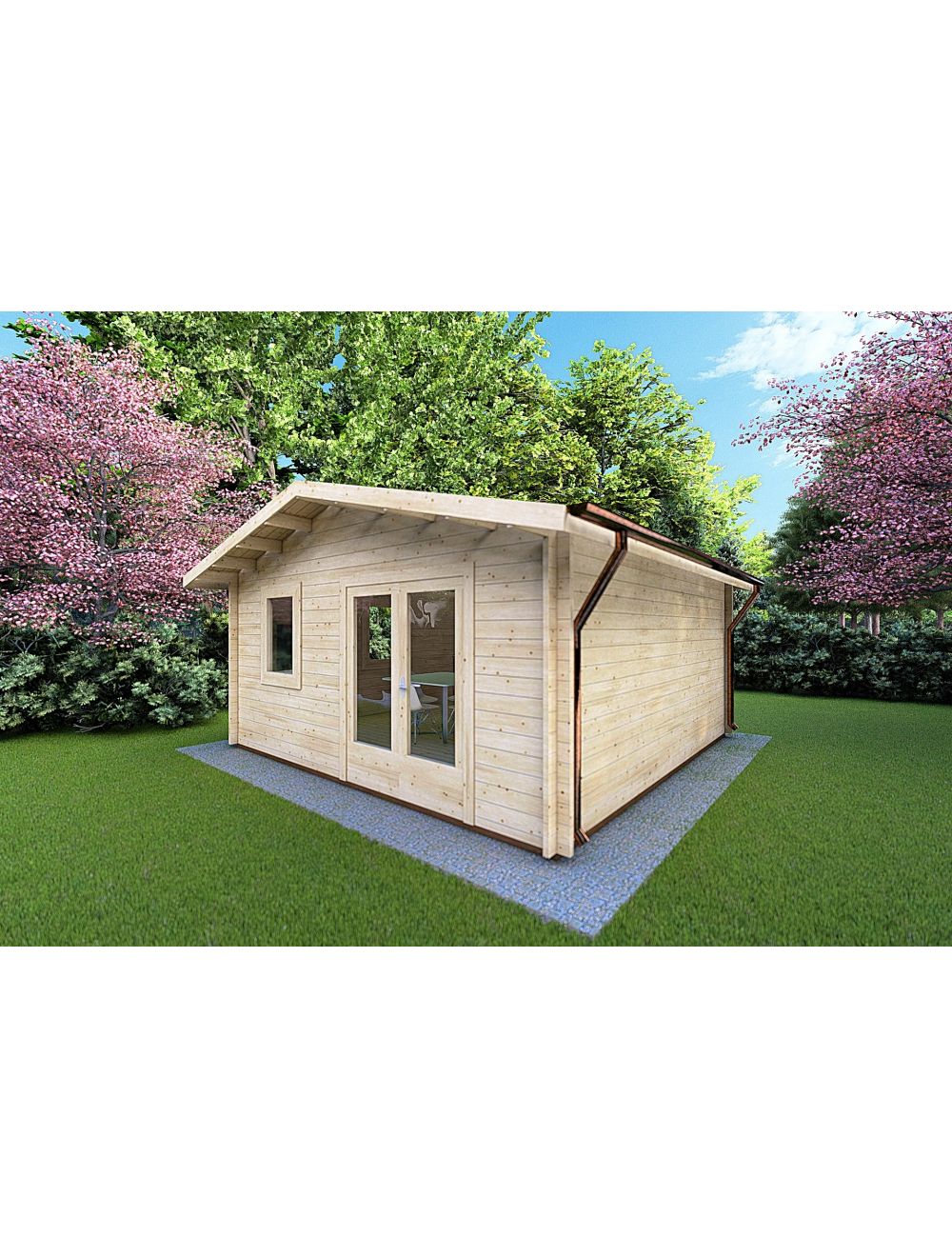 Casa in legno MATILDE 6x6, 36 m²