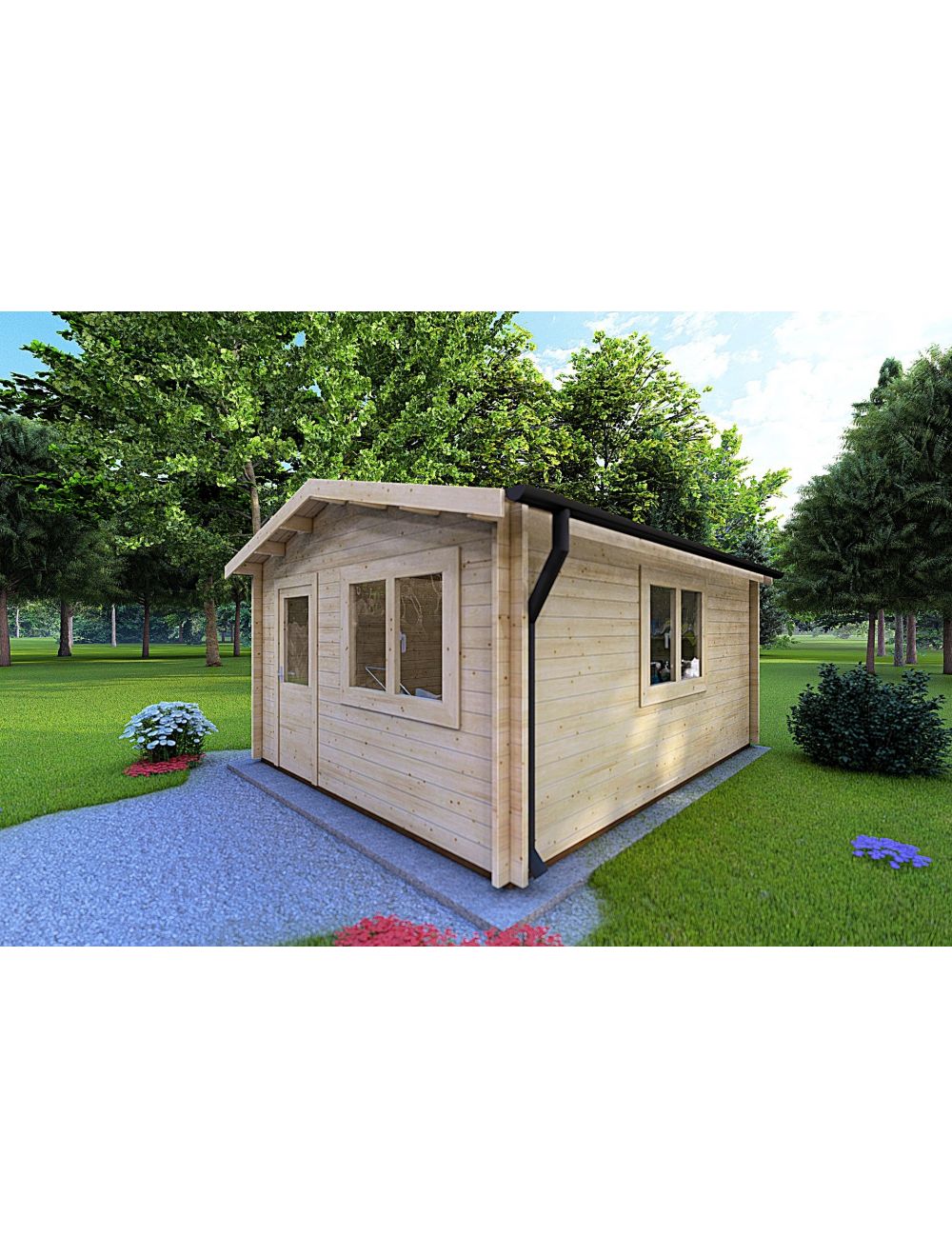Casetta da giardino ANNA 4x5, 20 m²