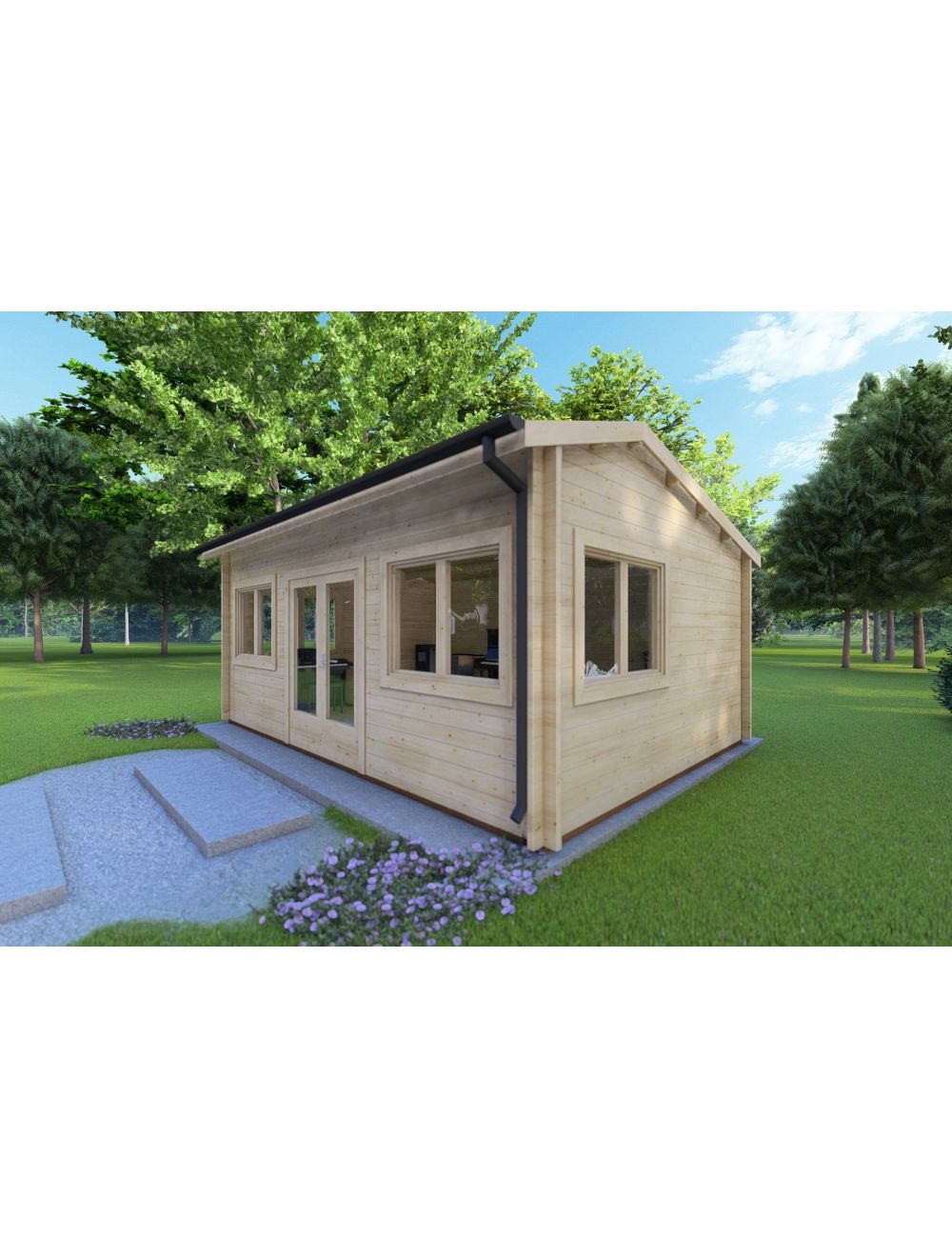 Casetta da giardino CAMILLA 6x4.20, 2...