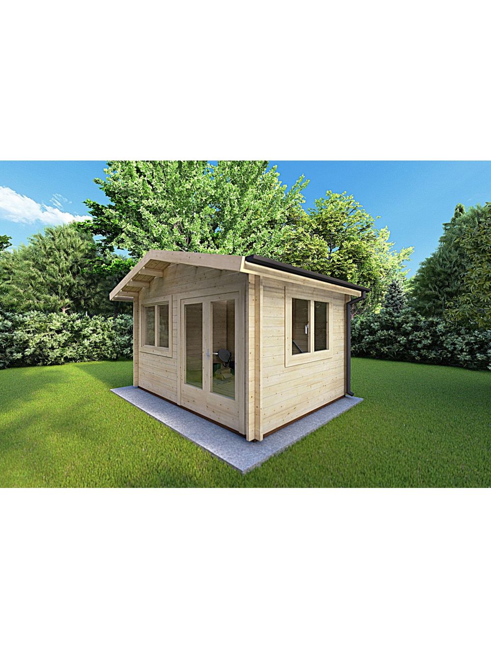 Casetta da giardino LELLA 4x4, 16 m²