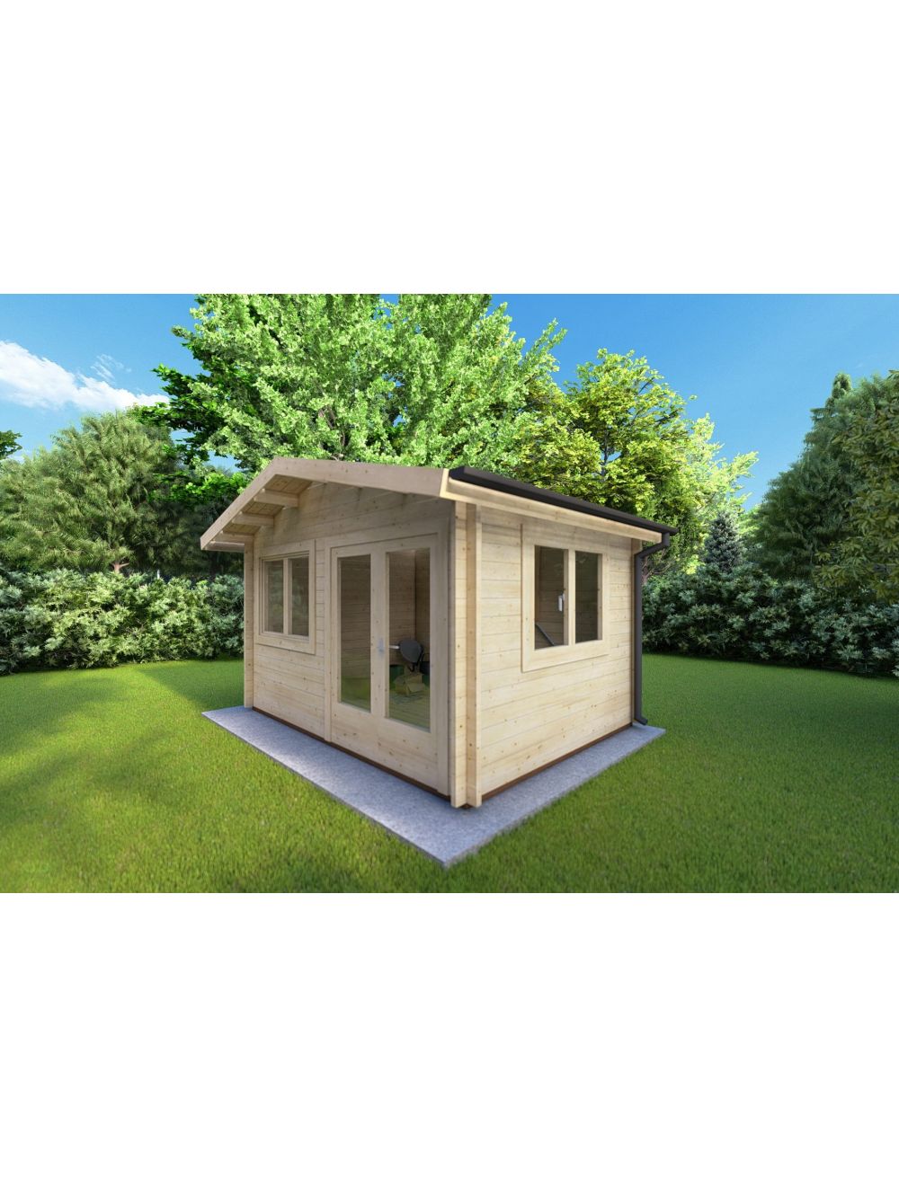 Casetta da giardino LELLA 4x3, 12 m²