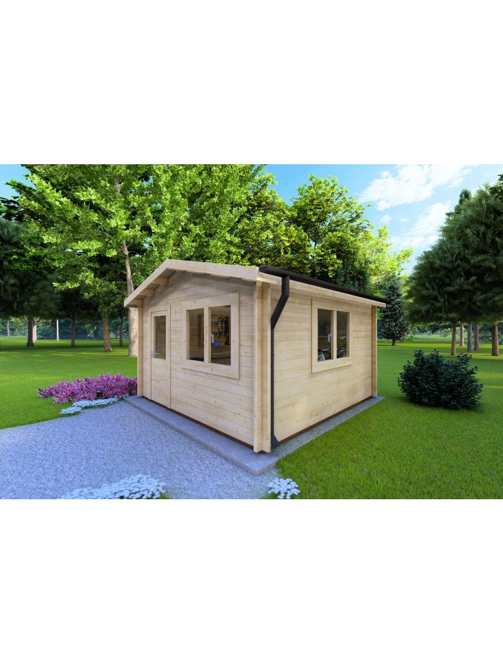 Casetta da giardino ANNA 4x4, 16 m²