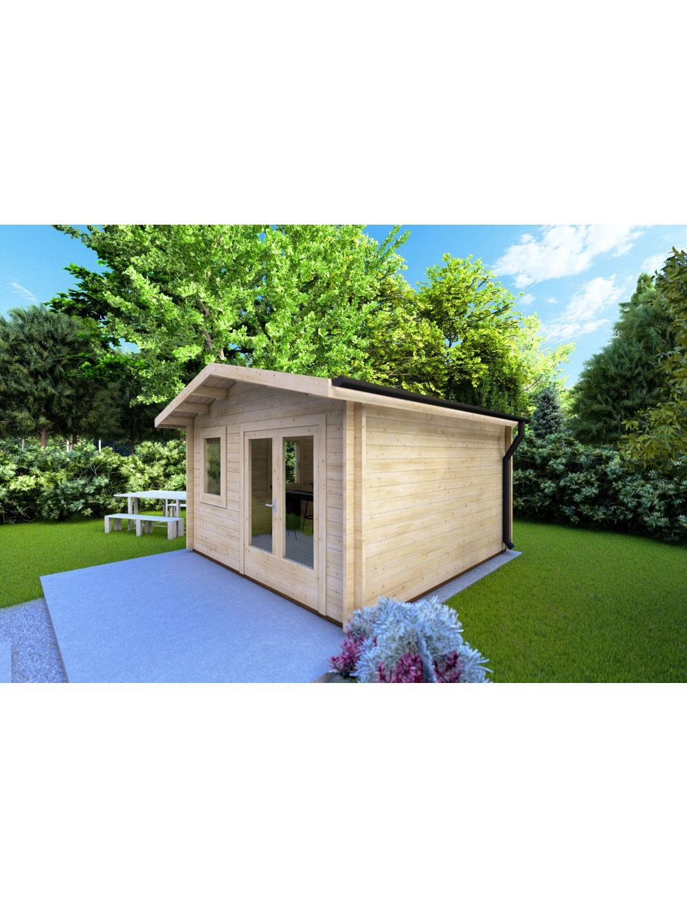 Casetta da giardino LAURA 4x4, 16 m²