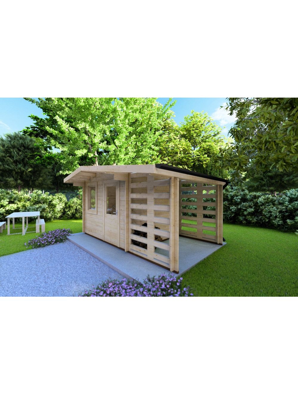 Casetta da giardino AURORA 3x2.5,  7....