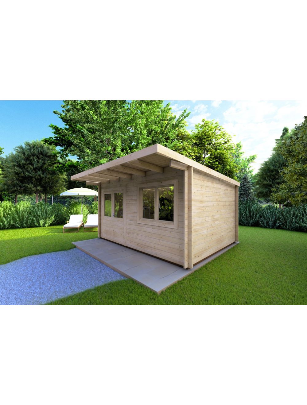 Casetta da giardino SIBILLA 4.5x3.5, ...