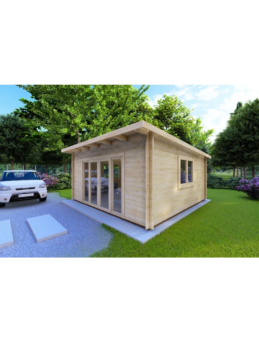 Casetta da giardino ELISA 5x5, 25 m²