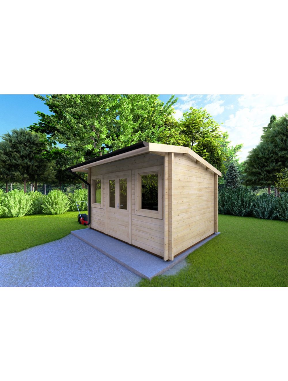 Casetta da giardino AZZURRA 4x3, 12 m...