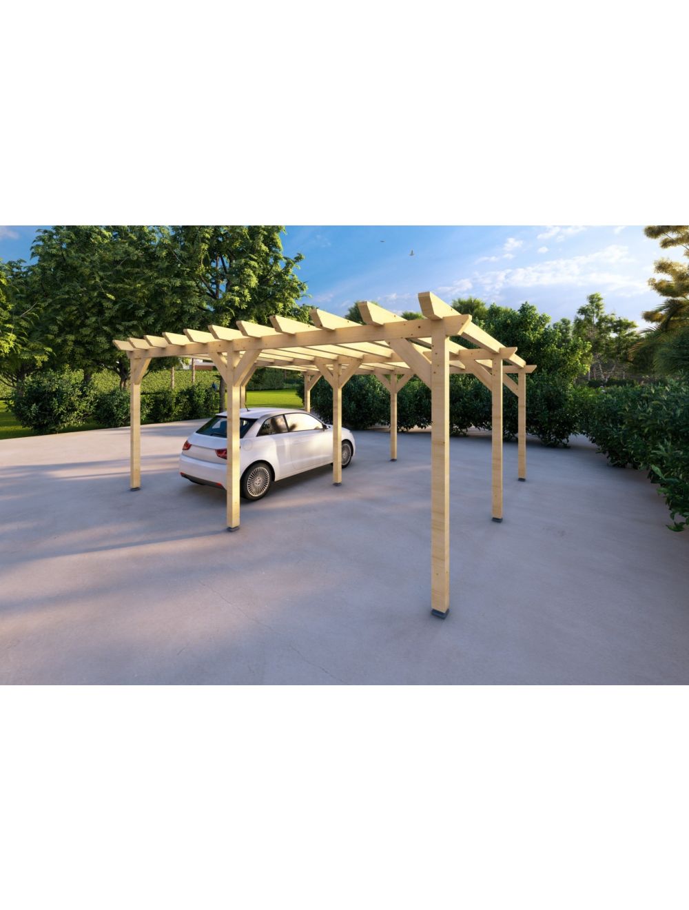 Pompeiana in legno 6x5, 30 m²