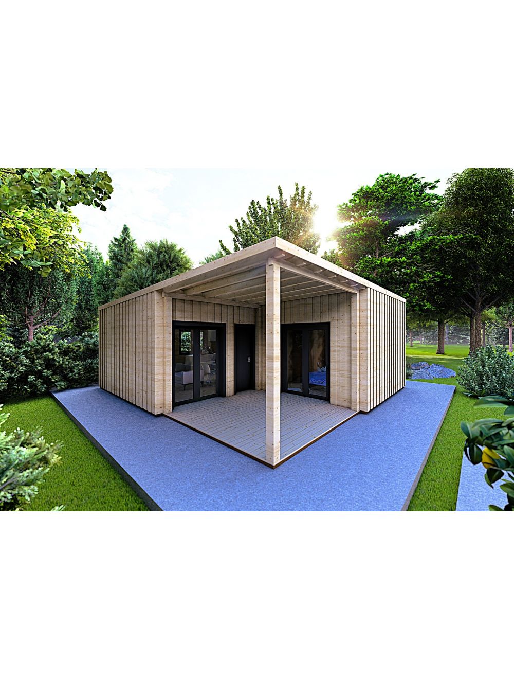 Casa coibentata in legno 60 m² LUCIA...