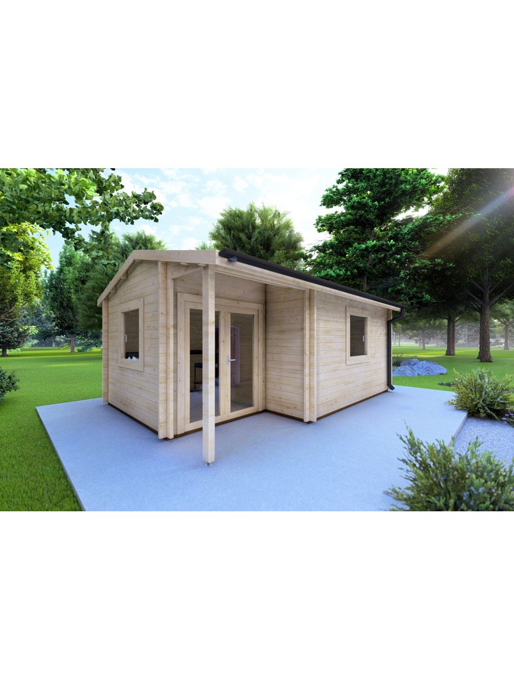 Casetta da giardino SONIA 6x4, 24 m²