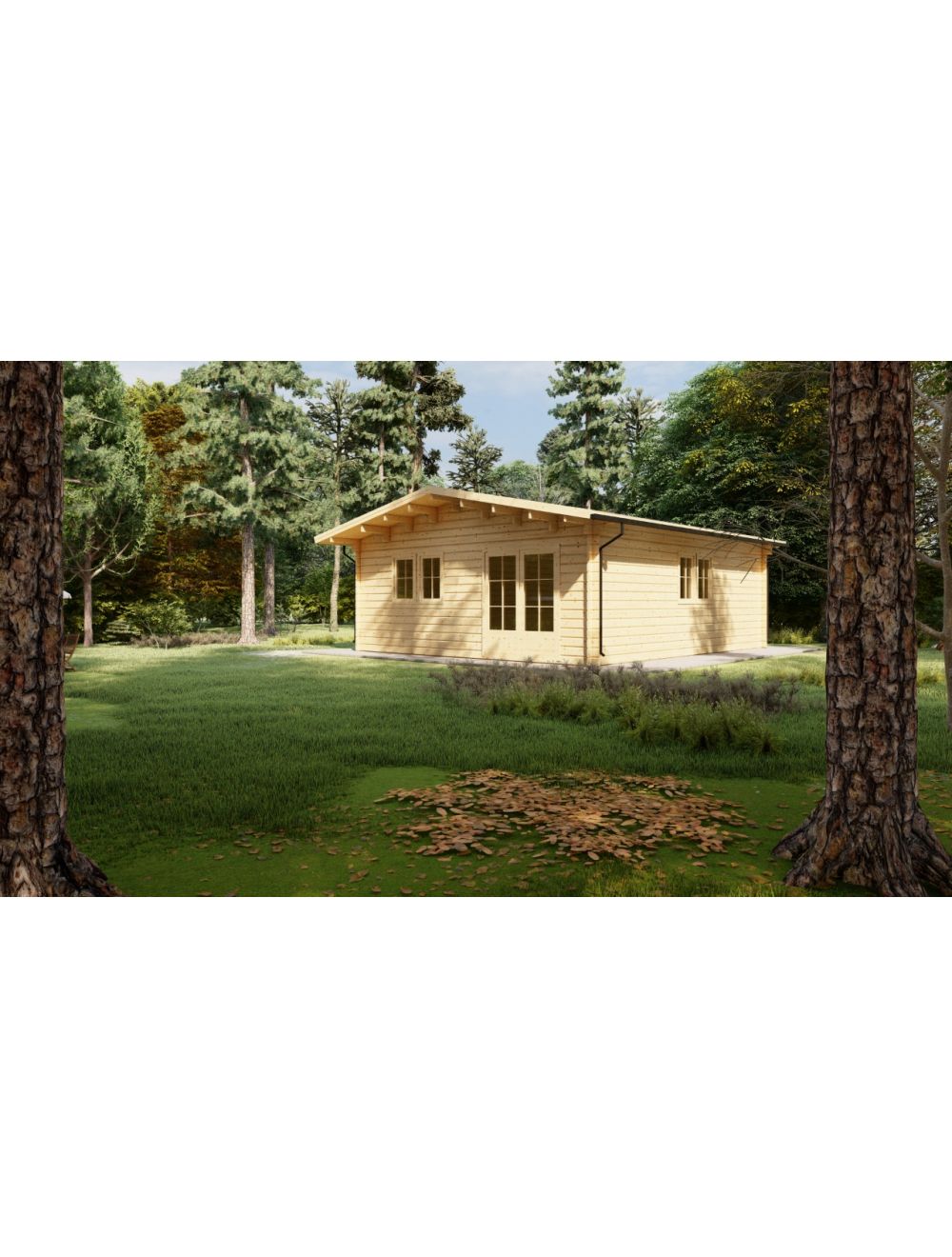 Casa in legno, LELLA 6x6, 36 m²