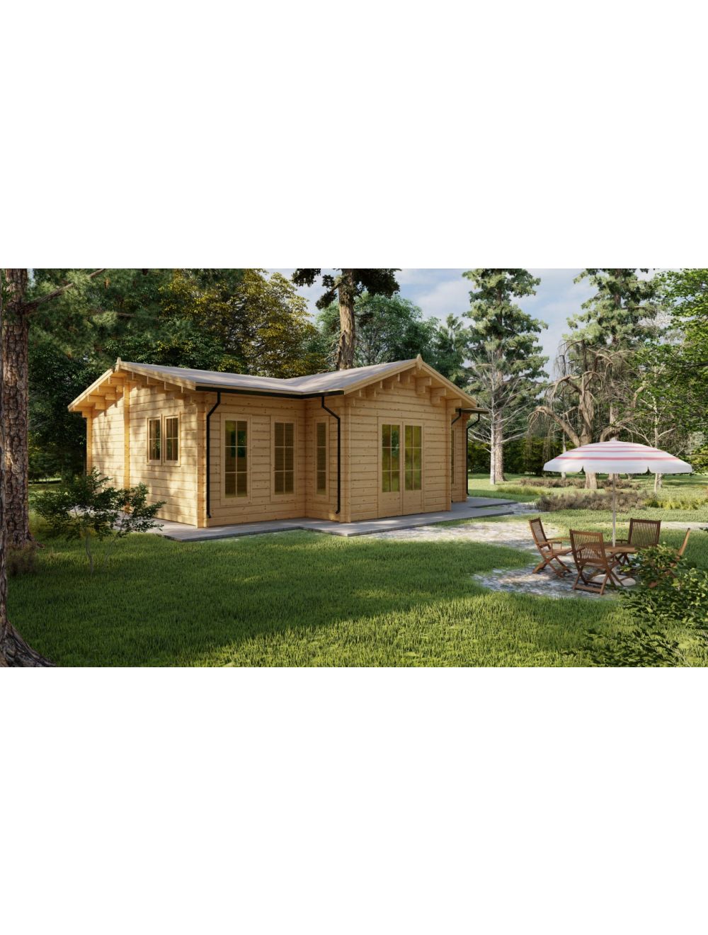Casa in legno, NOEMI 10x6, 60 m²