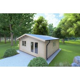 fronte lato_casa in legno Lella 6x6
