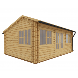 Case di legno coibentata, CAMILLA 6x4.2, 25.2 m²