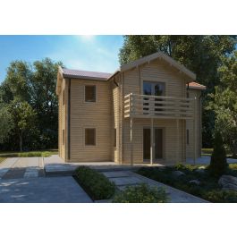 Casa di legno abitabile GILDA 116 m²