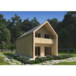 Casa di legno abitabile PENELOPE 95 m²