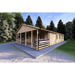 fronte lato_casa abitabile in legno 135 m² Firenze