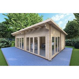 fronte lato_casa in legno Aurelia 6x8