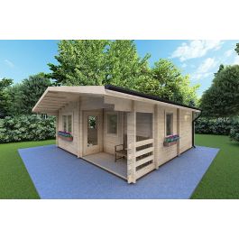 fronte lato_casa in legno Elba 6x6