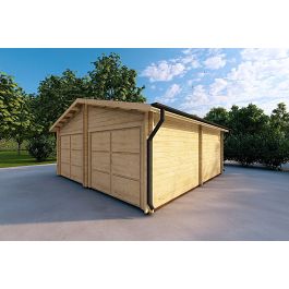 fronte lato_garage in legno doppio 6x6
